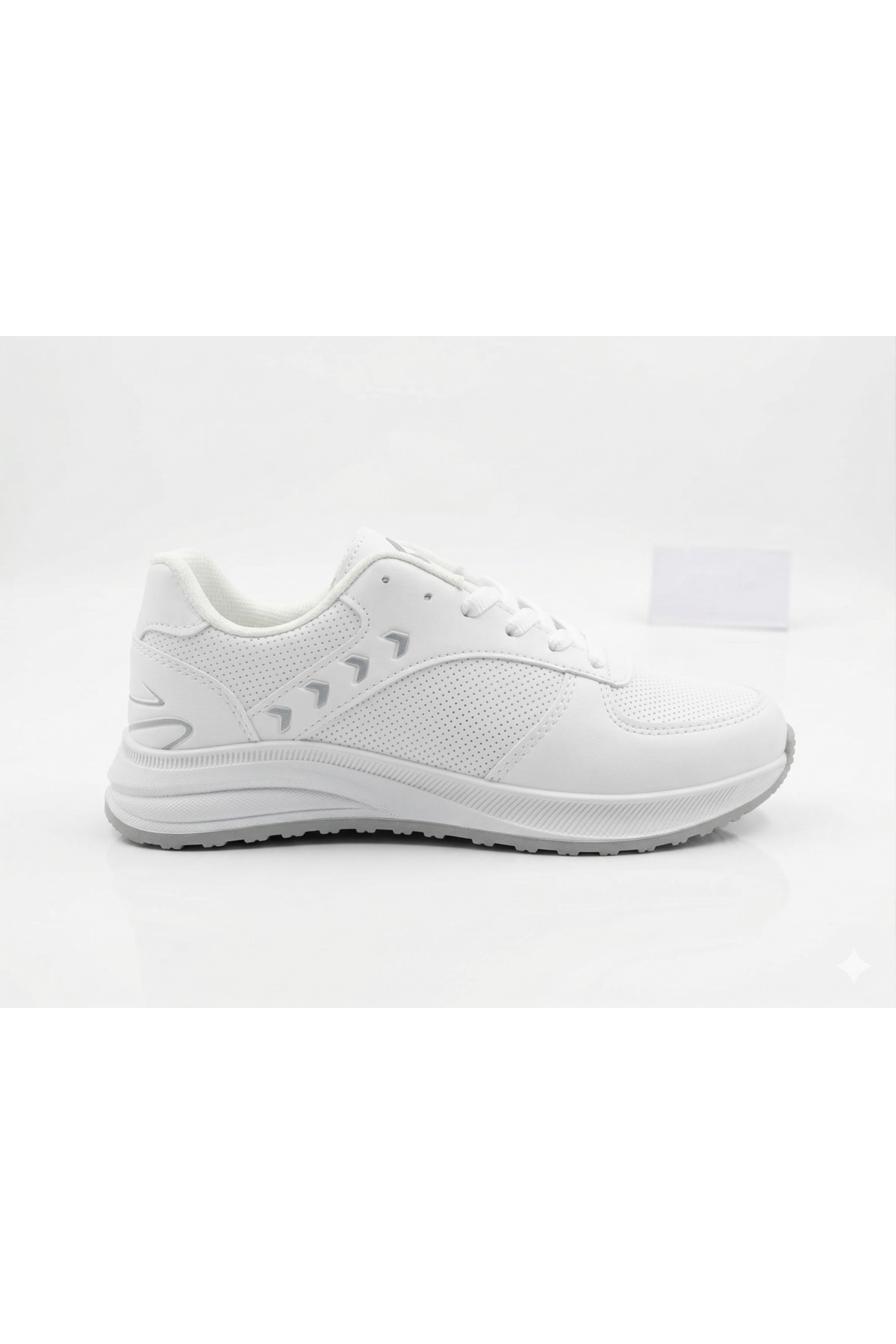 Günlük Beyaz Gri Ayakkabı